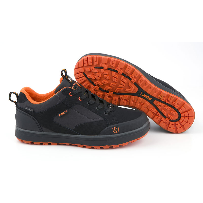 Batai Fox Black & Orange Trainers Batai Fox Black & Orange Trainers